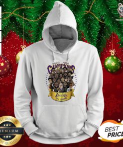Cool 2020 NBA Champions Los Angeles Lakers 17 Champs Cartoon Hoodie- Design by T-shirtBear.com