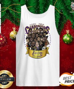Cool 2020 NBA Champions Los Angeles Lakers 17 Champs Cartoon Tank Top- Design by T-shirtBear.com