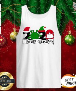 2020 Mask Quarantine Toilet Paper Merry Christmas Tank Top - Design By Teeshirtbear.com
