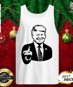 Cute Go Trump Yourself Decal Pocket Tank Top - Design By Teeshirtbear.com