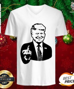 Cute Go Trump Yourself Decal Pocket V-neck - Design By Teeshirtbear.com