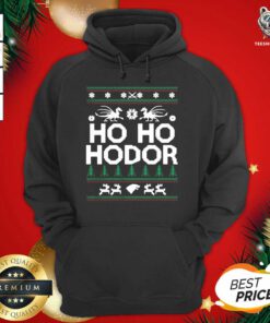 Ho Ho Hodor Toothless Merry Christmas Hoodie - Design By Teeshirtbear.com