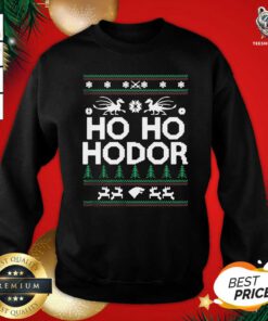 Ho Ho Hodor Toothless Merry Christmas Sweatshirt - Design By Teeshirtbear.com