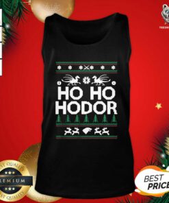 Ho Ho Hodor Toothless Merry Christmas Tank Top - Design By Teeshirtbear.com