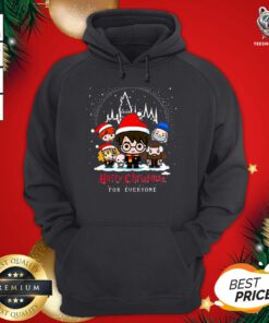 Cute Hogwarts Harry Christmas For Everyone Hoodie - Design By Teeshirtbear.com
