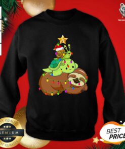 Sloth Turtle Snail Quarantine Pajama Christmas 2020 Sweatshirt - Design By Teeshirtbear.com