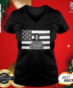 Funny Asap Rocky American Flag V-neck - Design By Teeshirtbear.com