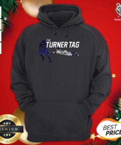 Funny Justin Turner The Turner Tag L.A Hoodie - Design By Teeshirtbear.com
