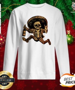 Funny Mexican Day Of The Dead Sweatshirt - Design By Teeshirtbear.com
