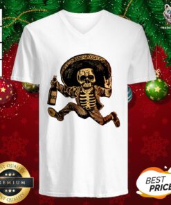 Funny Mexican Day Of The Dead V-neck - Design By Teeshirtbear.com