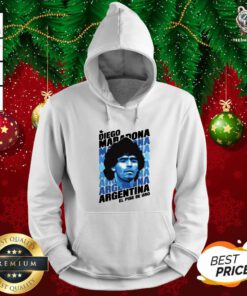 Diego Maradona Argentina El Pibe De Oro Hoodie - Design By Teeshirtbear.com