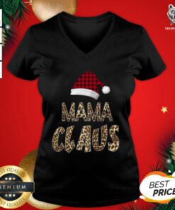 Good Mama Claus Christmas V-neck - Design By Teeshirtbear.com