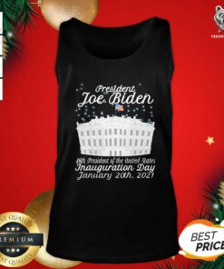 President Joe Biden Inauguration Day January 20th 2021 Tank Top - Design By Teeshirtbear.com