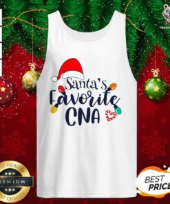Good Santa’s Favorite CNA Christmas Sweater Tank Top - Design By Teeshirtbear.com