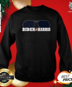 Great Biden Harris Sunglasses Patriotic Aviator Graphic Sweatshirt - Design By Teeshirtbear.com
