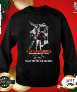 Ron Gardenhire Detroit Tigers 2018 2020 Thank You For The Memories Signature Sweatshirt - Design By Teeshirtbear.com