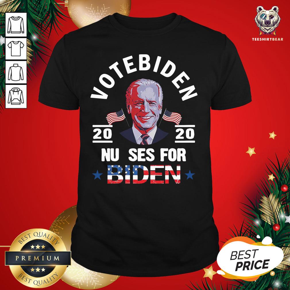 Great Vote Biden 2020 Nu Ses For Biden American Flag Shirt - Design By Teeshirtbear.com