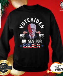 Great Vote Biden 2020 Nu Ses For Biden American Flag Sweatshirt - Design By Teeshirtbear.com