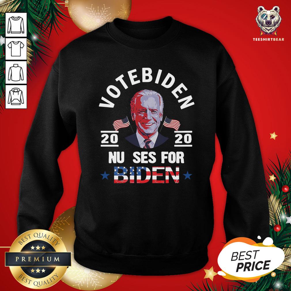 Great Vote Biden 2020 Nu Ses For Biden American Flag Sweatshirt - Design By Teeshirtbear.com Great Vote Biden 2020 Nu Ses For Biden American Flag Sweatshirt - Design By Teeshirtbear.com