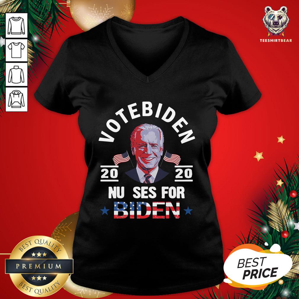 Great Vote Biden 2020 Nu Ses For Biden American Flag V-neck - Design By Teeshirtbear.com Great Vote Biden 2020 Nu Ses For Biden American Flag V-neck - Design By Teeshirtbear.com