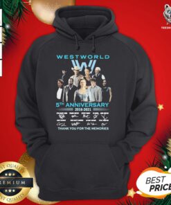 Great West World 5th Anniversary Thank You For The Memories Signatures Hoodie - Design By Teeshirtbear.com