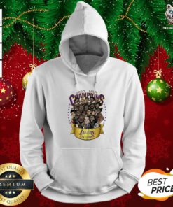2020 Nba Champions Los Angeles Lakers 17 Champs Cartoon Hoodie - Design By Teeshirtbear.com