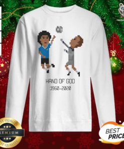 Diego Maradona Hand of God 1986 World Cup American Apparel RIP Argentina Legend 1960 2020 Soccer Sweatshirt - Design By Teeshirtbear.com