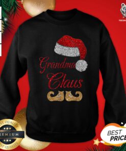 Happy Grandma Claus Christmas Sweatshirt - Design By Teeshirtbear.com