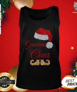 Happy Grandma Claus Christmas Tank Top - Design By Teeshirtbear.com