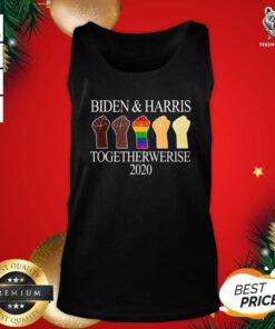 Happy Joe Biden Kamala Harris 2020 Shirt LGBT Biden Harris 2020 Tank Top - Design By Teeshirtbear.com