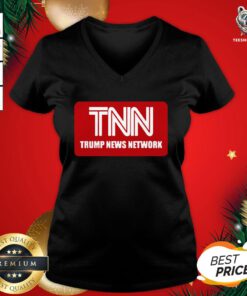 Happy Tnn Trump News Network V-neck - Design By Teeshirtbear.com