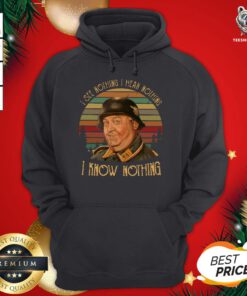 Hot John Banner I See Nothing I Hear Nothing I Know Nothing Vintage Hoodie - Design By Teeshirtbear.com