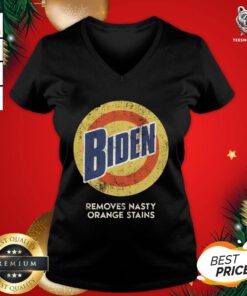 Nice Biden Vintage Removes Stubborn Orange Stains Tide Detergent V-neck - Design By Teeshirtbear.com