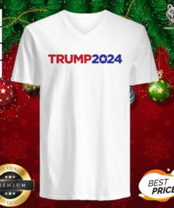Nice Donald Trump 2024 V-neck - Design By Teeshirtbear.com