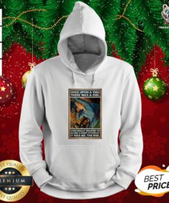 Nice Flight Once Upon A Time There Was A Girl Who Really Wanted To Become A Flight Poster Hoodie - Design By Teeshirtbear.com