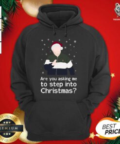 James Corden Are You Asking Me To Step Into Christmas Hoodie - Design By Teeshirtbear.com