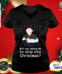 James Corden Are You Asking Me To Step Into Christmas V-neck - Design By Teeshirtbear.com
