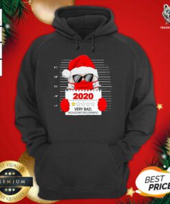 Santa Face Mask 2020 One Star Very Bad Would Not Recommend Hoodie - Design By Teeshirtbear.com