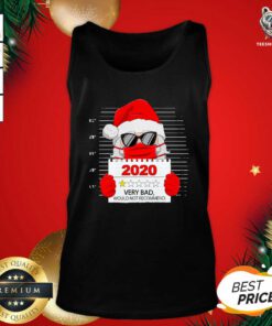 Santa Face Mask 2020 One Star Very Bad Would Not Recommend Tank Top - Design By Teeshirtbear.com