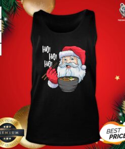 Nice Santa Ramen Noodles Shirt Christmas Japanese Noodles Tank Top - Design By Teeshirtbear.com