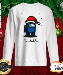 Official Among Us You’re Kinda Sus Christmas Sweatshirt - Design By Teeshirtbear.com
