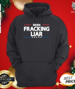 Official Biden Fracking Liar Stars Presidential Election Hoodie - Design By Teeshirtbear.com