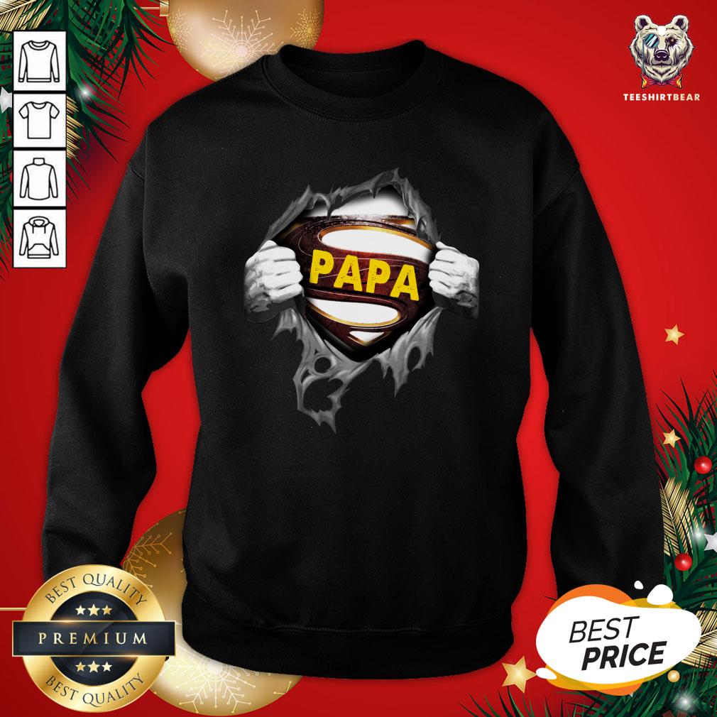 Official Blood Inside Me Papa Sweatshirt - Design By Teeshirtbear.com Official Blood Inside Me Papa Sweatshirt - Design By Teeshirtbear.com