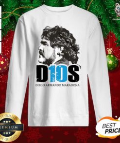 D10s Diego Armando Maradona Sweatshirt - Design By Teeshirtbear.com