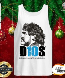 D10s Diego Armando Maradona Tank Top - Design By Teeshirtbear.com