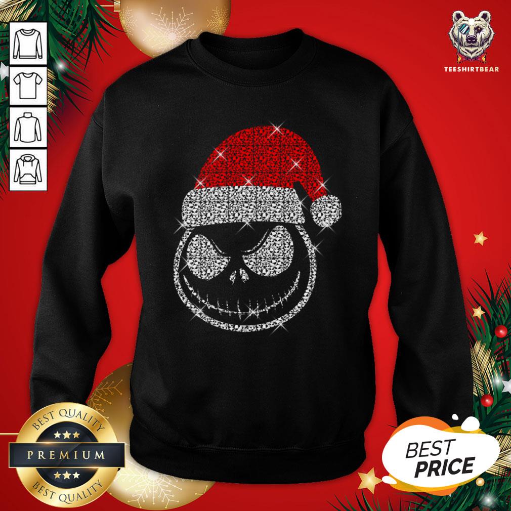 Official Face Jack Skellington Santa Christmas Sweatshirt - Design By Teeshirtbear.com Official Face Jack Skellington Santa Christmas Sweatshirt - Design By Teeshirtbear.com