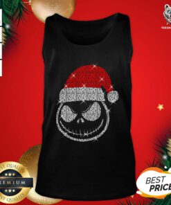 Official Face Jack Skellington Santa Christmas Tank Top - Design By Teeshirtbear.com