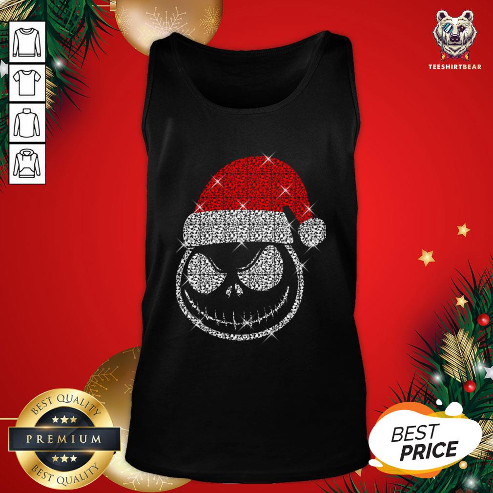 Official Face Jack Skellington Santa Christmas Tank Top - Design By Teeshirtbear.com Official Face Jack Skellington Santa Christmas Tank Top - Design By Teeshirtbear.com