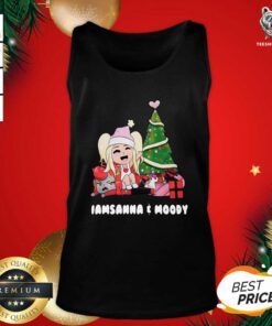 I Am Sanna And Moody Christmas Tank Top - Design By Teeshirtbear.com