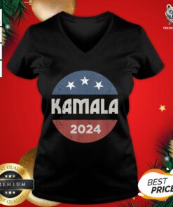 Official Kamala Harris 2024 For President Campaign V-neck - Design By Teeshirtbear.com